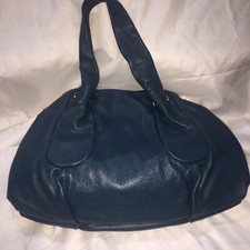 Borsa Da Donna Pergolesi Azzurro In Vera Pelle Di Cervo