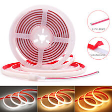 24V Neon COB Striscia LED Adesiva Impermeabile IP68 Flessibile Luci Bianco Caldo