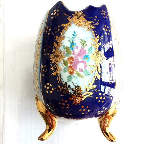 Vaso floreale tre gambe - a,