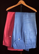 pantalone lino uomo 36x30
