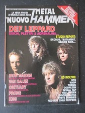 METAL HAMMER 4 1992 POSTER FATES WARNING - DEF LEPPARD VAN HALEN [G208]