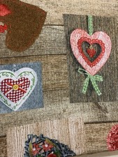 Set di 6 Cuscini per sedie con alette da legare sotto, sfoderabili con cerniera