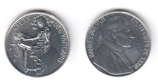 1986 vaticano lire giovanni - lire, 10