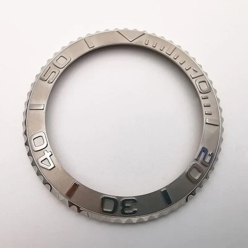Steel watch bezel with ceramic - with,