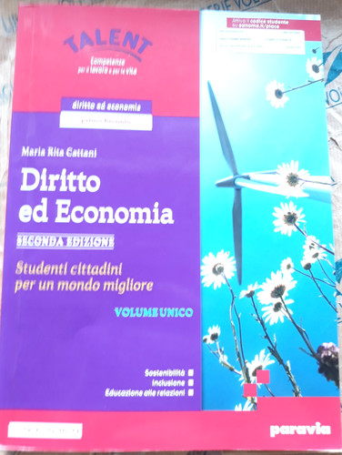 Diritto economia vol unico - economia, vol.