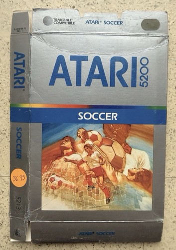 Atari 5200 soccer solo - -,