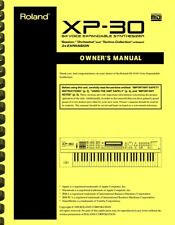 Roland XP-30 Sintetizzatore