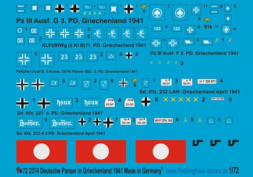 Peddinghaus decals 2374 - peddinghaus-decals,