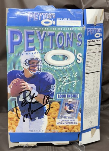 Scatola cereali peyton manning - cereali,