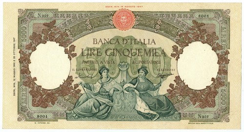 5000 lire capranesi - lire,