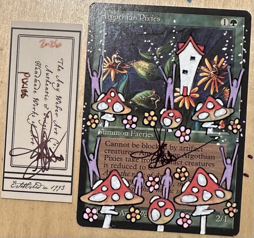 Mtg argothian pixies - mtg, schizzo
