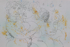 TONO ZANCANARO: Litografia cm