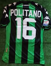 Maglia calcio 2017/18 SASSUOLO POLITANO serie A shirt M Match worn #16 vs Inter