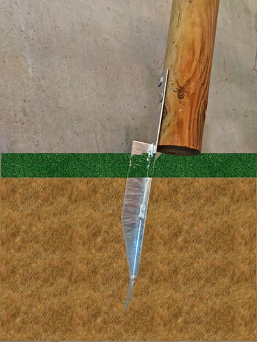 Fissaggio terra per altalene - a,