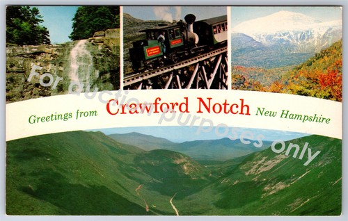 Cartolina crawford notch - crawford, nh