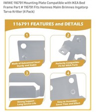 4 Piastre di Montaggio