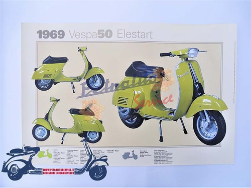 Poster vintage vespa - poster,