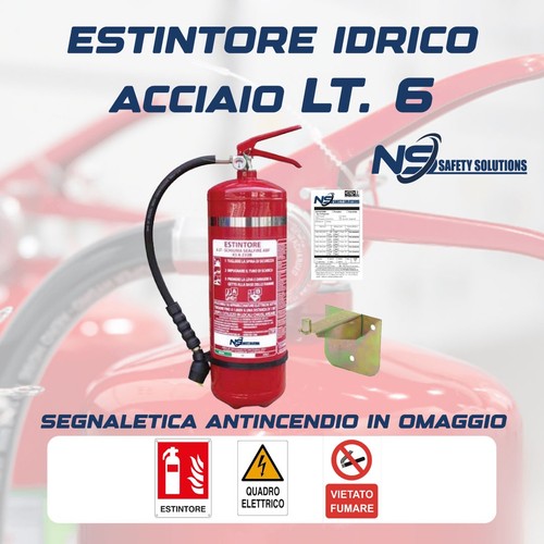Estintore idrico con - lt.,