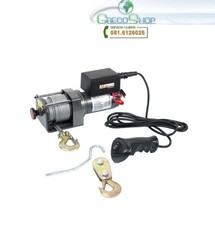 Verricello/Argano elettrico 12V 2500 lbs con telecomando Ribitech - PE12V/2500