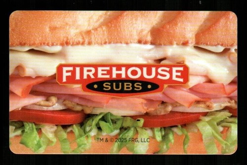 Firehouse subs gift card - gift,