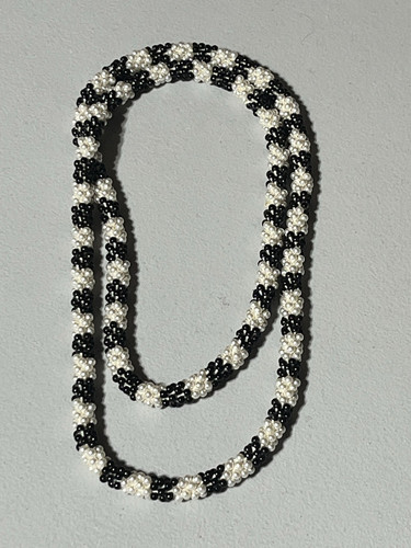 Collana corda perline - collana,