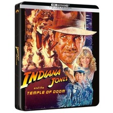 INDIANA JONES E IL TEMPIO MALEDETTO STEELBOOK 4K ULTRA HD + BLU-RAY COME NUOVO