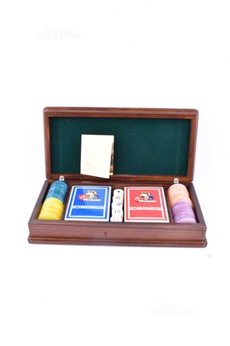 Cofanetto carte legno - cofanetto, in