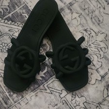 Gucci Black Rubber Slide