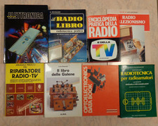 LOTTO LIBRI MANUALI RADIO TV