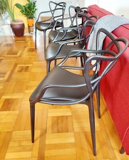  Kartell Masters Set da 4 sedie nere