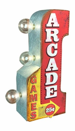 Arcade giochi freccia insegna - arcade,