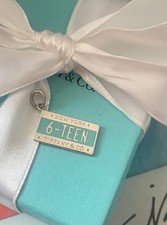 RARO VINTAGE Ciondolo Tiffany &Co Enamel Blu fuori produzione