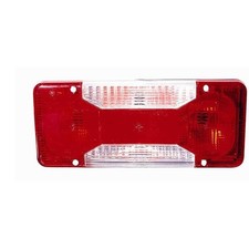 Lente posteriore bianco rosso - lente,