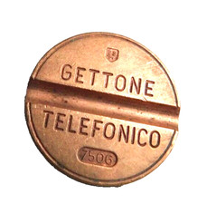 Gettone telefonico zecca esm - gettone,