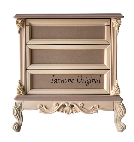 Comodino barocco grezzo o - ,