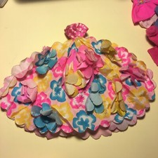 Vestito barbie fiori double - barbie,