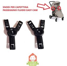 Ganci Telaio Cappottina Passeggino Cam Fluido Easy Snodo per Parasole Coppia Sin