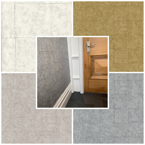 Carta parati piastrelle - carta,