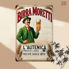 Flat 1pc birra moretti - 2d,