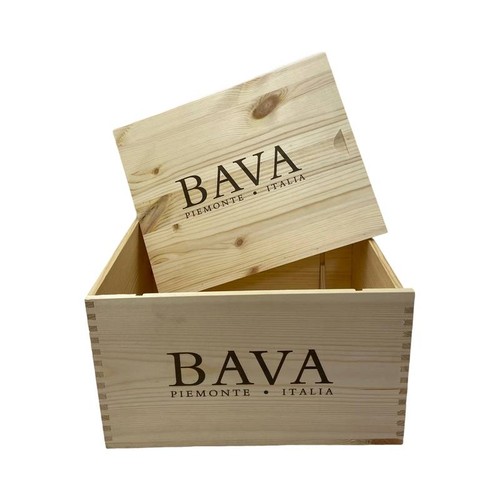 Cassetta legno vuota bava - legno,