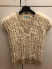 Gilet della Guess di pelliccia bianca 