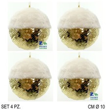SET 4 PALLE PALLINE NATALIZIE