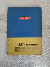 Catalogo Ricambi - Carroz. Fiat 131 Mirafiori - 1 Ediz. 9-1974 Originale