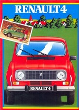 Renault 4, TL, GPL, GTL French market sales brochure 