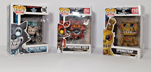Lotto funko pop fnaf - funko,