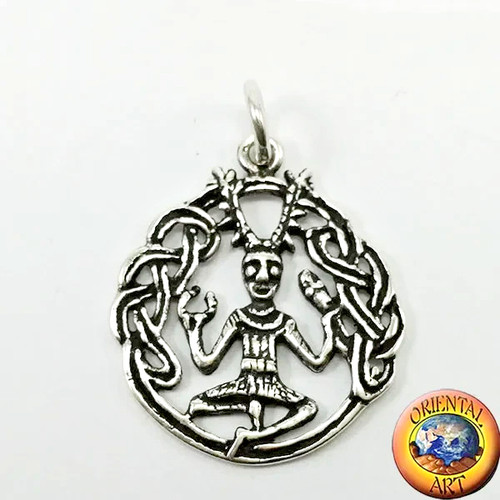 Ciondolo cernunnos argento 925 - cernunnos,