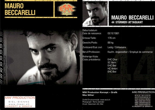 Mauro beccarelli autografo - mauro,
