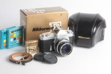 SET Corpo Nikon Nikkormat FT + Obiettivo Nikkor-H Auto 2/50 Nippon Kogaku reflex analogica