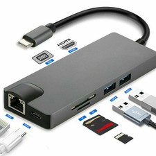 Hub 8 in 1 tipo C USB 3.0 a