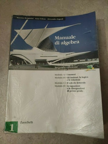 Manuale algebra volume 1 - di,